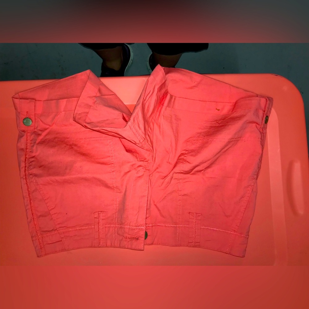 Faded glory peach color womens size 12 capri stretch